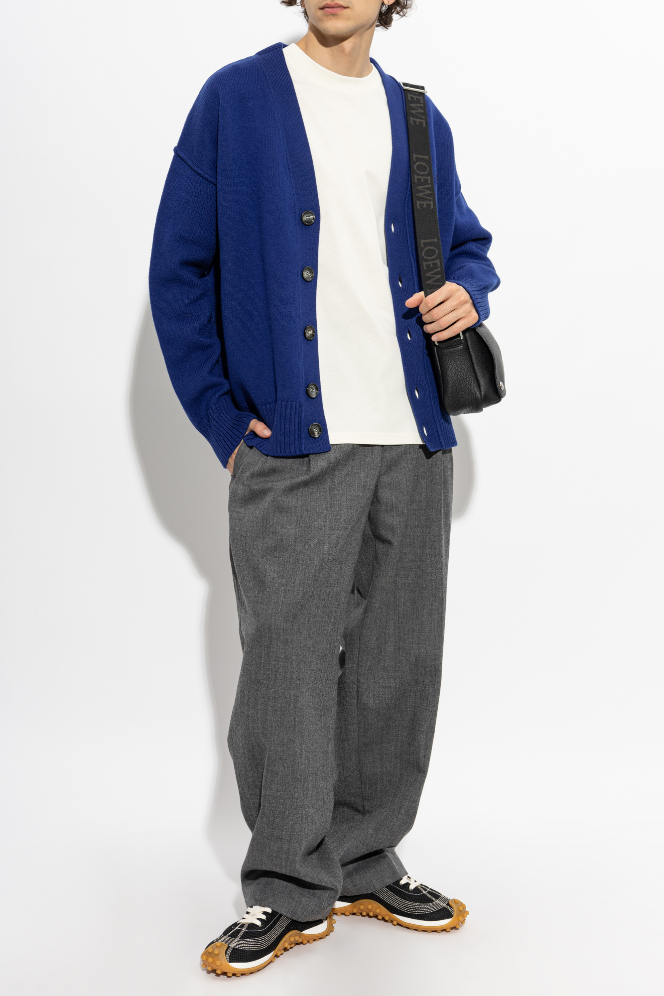 Grey Wool trousers Ami Alexandre Mattiussi - Vitkac France
